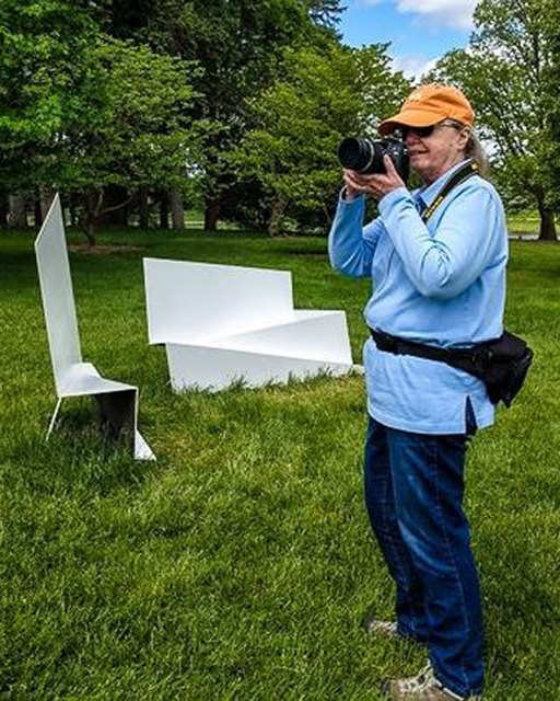 Morton Arboretum me and camera