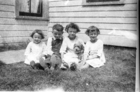 All four children group