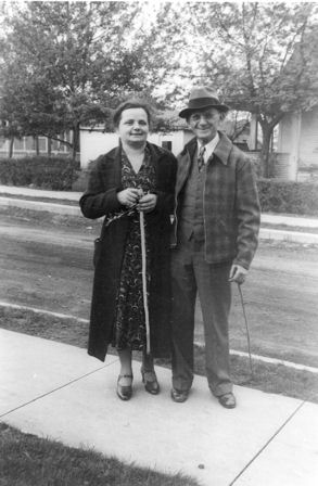 The canes were probably a fashion statement. couple