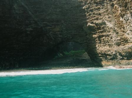 Arch to a beach