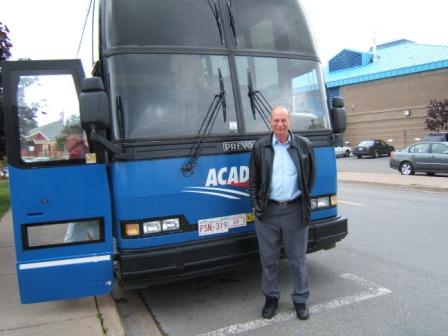 Scottie and the big blue bus