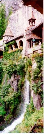 Waterfall at St Beatus caverns