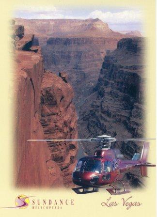 helicopter over the Grand Canyon
